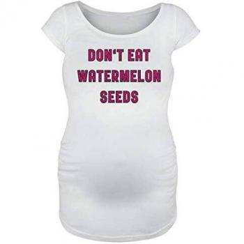 T-Shirt Bianca Divertente Premaman