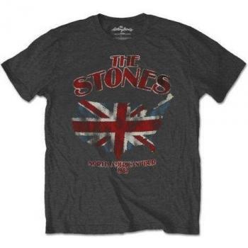 Top Unisex Rolling Stones Mappa USA con Union Jack