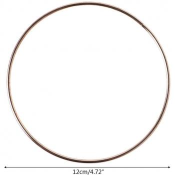 Anneau mystique en acier 3,5–19 cm – série artisanal macramé, coffret d’outils or (10 pièces)