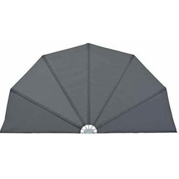 360° Rollable Terrace Cover, Grey, 160 cm