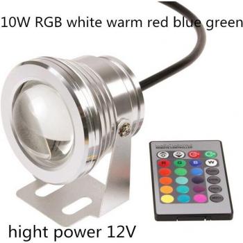Spot lumineux sous-marin 10W pour aquarium