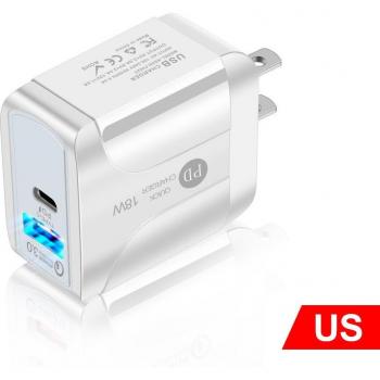 Schnelles 18W Ladegerät mit Dual-Port