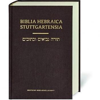 Biblia Hebraica Stuttgartensia. Gesamtausgabe in einem Band