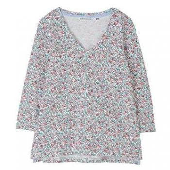 Ariana Short-Sleeved V-Neck Top