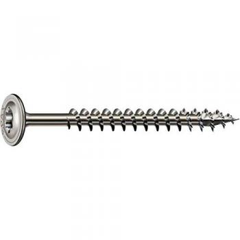 Vis à bois 8 mm × 60 mm, 50 pièces, t‑star plus, inox A2 – SPAX 0257000800605