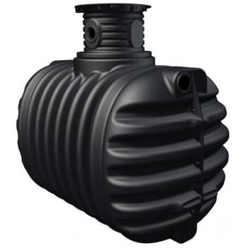 COMPACT Erdtank, schwarz, oval