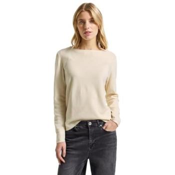 STREET ONE Strickpullover in soft beige