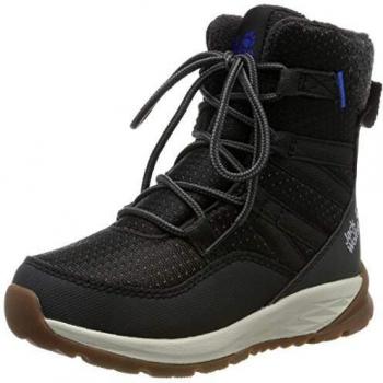 Bottes de Neige Jack Wolfskin Polar Bear Texapore High K, Mixte Enfant, Phantom/Off-White 6365, 38 EU