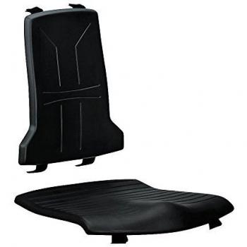 Mousse intégrale pour assise et dossier antistatique Bimos, couleur noire