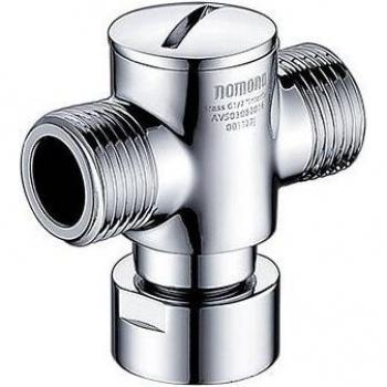 Three Way G1/2 Brass Angle Valve Connection