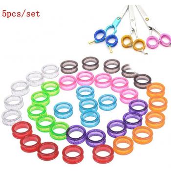 5Pcs Thinning Shears and Hair Cutting Scissors