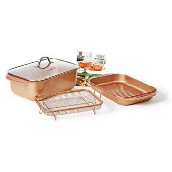 LIVINGTON Bräter Cooperline Wonder Cooker Deluxe, Aluminium, Induktion