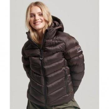 Giacca Imbottita Superdry 2XS Fuji Dark Oak Brown