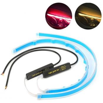 Kit de Tiras LED Ultradelgadas con Luz de Circulación