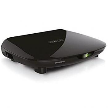 Schwaiger DVB-S2 Receiver mit USB-Anschluss, FTA, schwarz