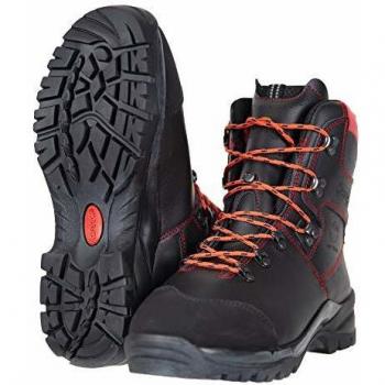 Schnittschutzschuhe Waipoua Oregon Schwarz/Rot 40