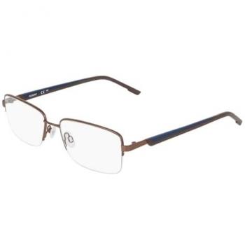 Flexon H6084 202 Men’s Brown Optical Frames – Size 54, Blue‑Light Protection