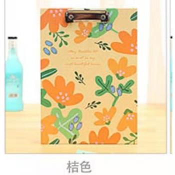 MIRUI Cute Cartoon Flower A4 Folder with Writing Pad