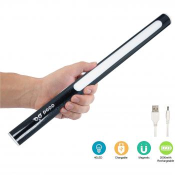 Luz de armario magnética POPP® LED, portátil, USB recargable, 2.50 watts, 3.70 volts