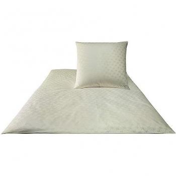 Literie Satinée Joop Cornflower 2x 70x90cm/200x200cm Teinte Crème Naturelle
