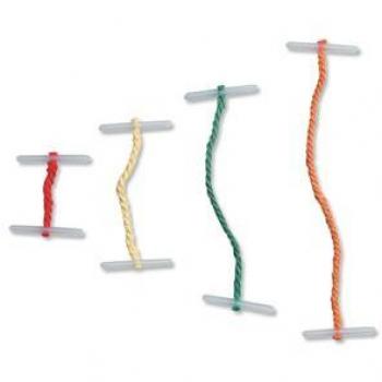 Star Treasury Tags Plastic-ended 25mm Red [Pack of 100]