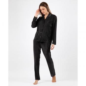 Vela Nocturna Admas: Pijama Terciopelo a la Moda