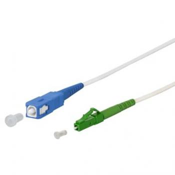Metz Connect LWL-Patchkabel SC/LC APC SM OS2 2m