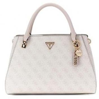 Guess Satchel Noelle II de Lujo en Blanco