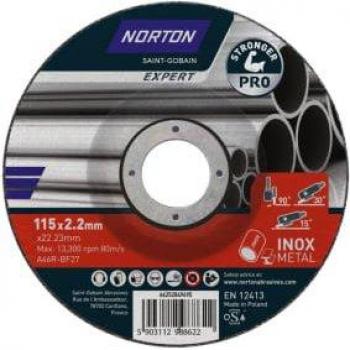 Disco de corte y desbaste Norton Expert 115 mm x 2,2 mm x 22,23 mm