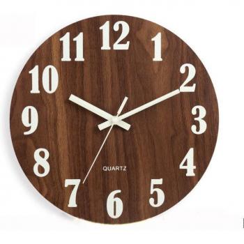 Brief Digital Number Silent Clock