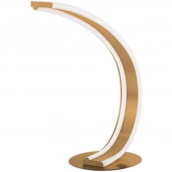 Paul Neuhaus Q-VITO Matt Messing LED-Tischlampe gebogen