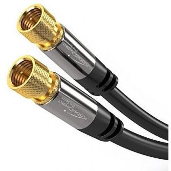 Câble Coaxial 2m F-Connecteur à F-Connecteur