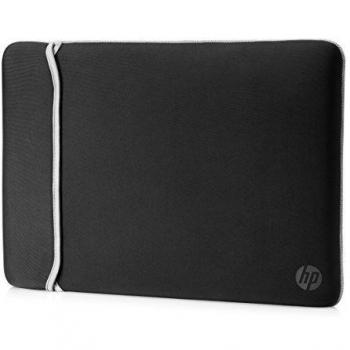 HP 15,6 Zoll Wendbare Neopren Schutzhülle Schwarz/Silber (2UF62AA)