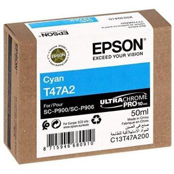 Original Epson C13T47A200 / T47A2 Tintenpatrone cyan