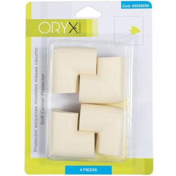 Protector oryx esquinas muebles caucho(bister.4piezas)