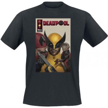 Deadpool T‑Shirt Disney – Noir – M à 3XL