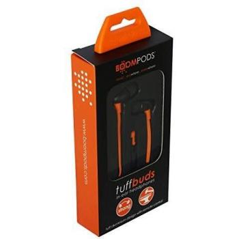 Orange BoomPods TuffBuds Call/Audio Headset