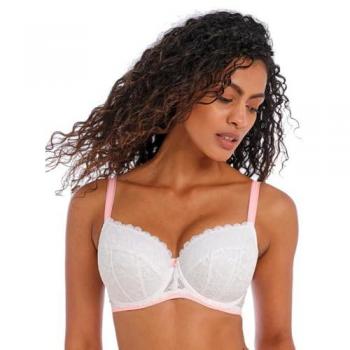 Offbeat Half-Cup Underwire Bra in White – Size 32G