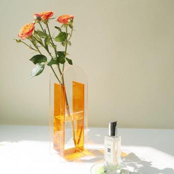 Dazzling Acrylic Decor Vase