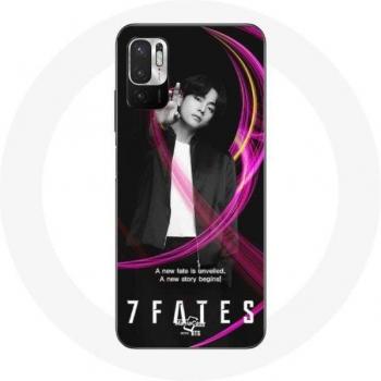 Protector Ultra Slim Poco M3 Pro con Arte BTS V Concepto Fotográfico