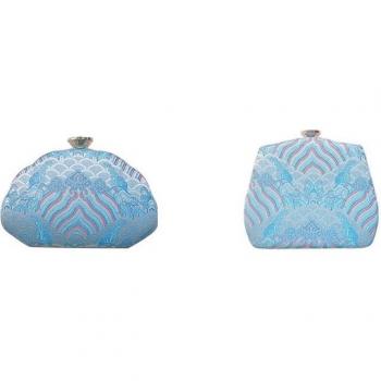 Bolso de Mano Bordado de Noche