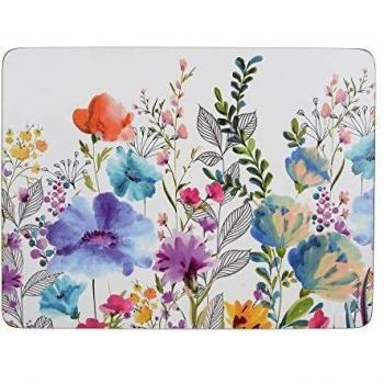 Creative Tops Meadow Floral Cork-Backed Placemats, Set of 6
