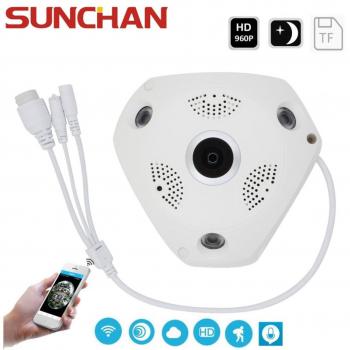 Caméra Wifi Vrcam 360° Fisheye avec Quatre Perspectives