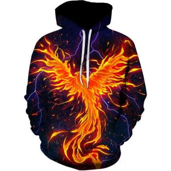 Spring and Autumn Couple's 3D Hoodie