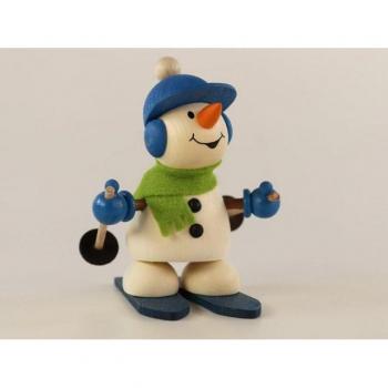 ULLRICHÂ® Schneemann Skifahrer, 9 cm Kunsthandwerk