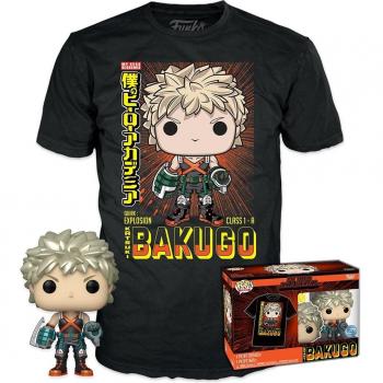 Set figura POP y camiseta My Hero Academia Katsuki Exclusiva