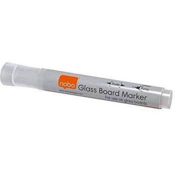 Nobo 1905323 Glas Whiteboard Marker (4er Set, weiß)