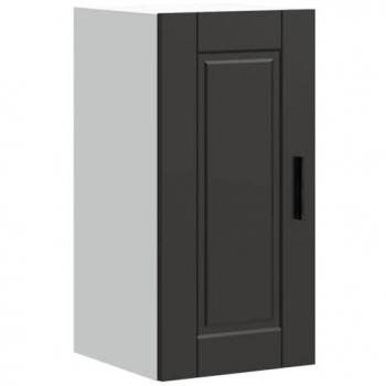 VidaXL Porto Black Kitchen Wall Cabinet Engineered Wood