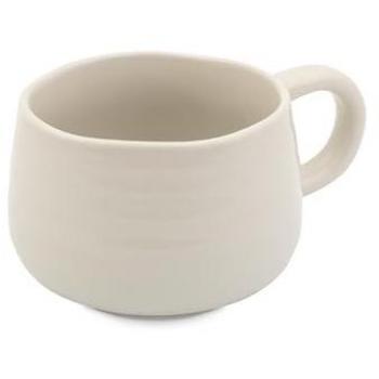 Jamie Oliver Mug Big Love: Tazza Ceramica Sgorgata Bianca, 375 ml
