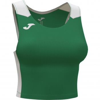 Joma Record II Damen Tanktop Kurz Grün Weiß XL